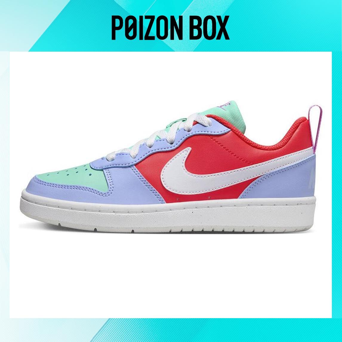 

кроссовки Nike Court Borough Low Cobalt Bliss Track Red GS DV5456-400