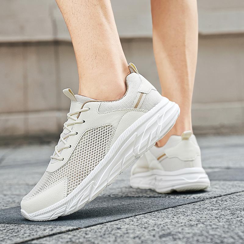38-48 Summer Men's Sports Shoes Breathable Casual Shoes Flying Weaving Outdoor Running Shoes