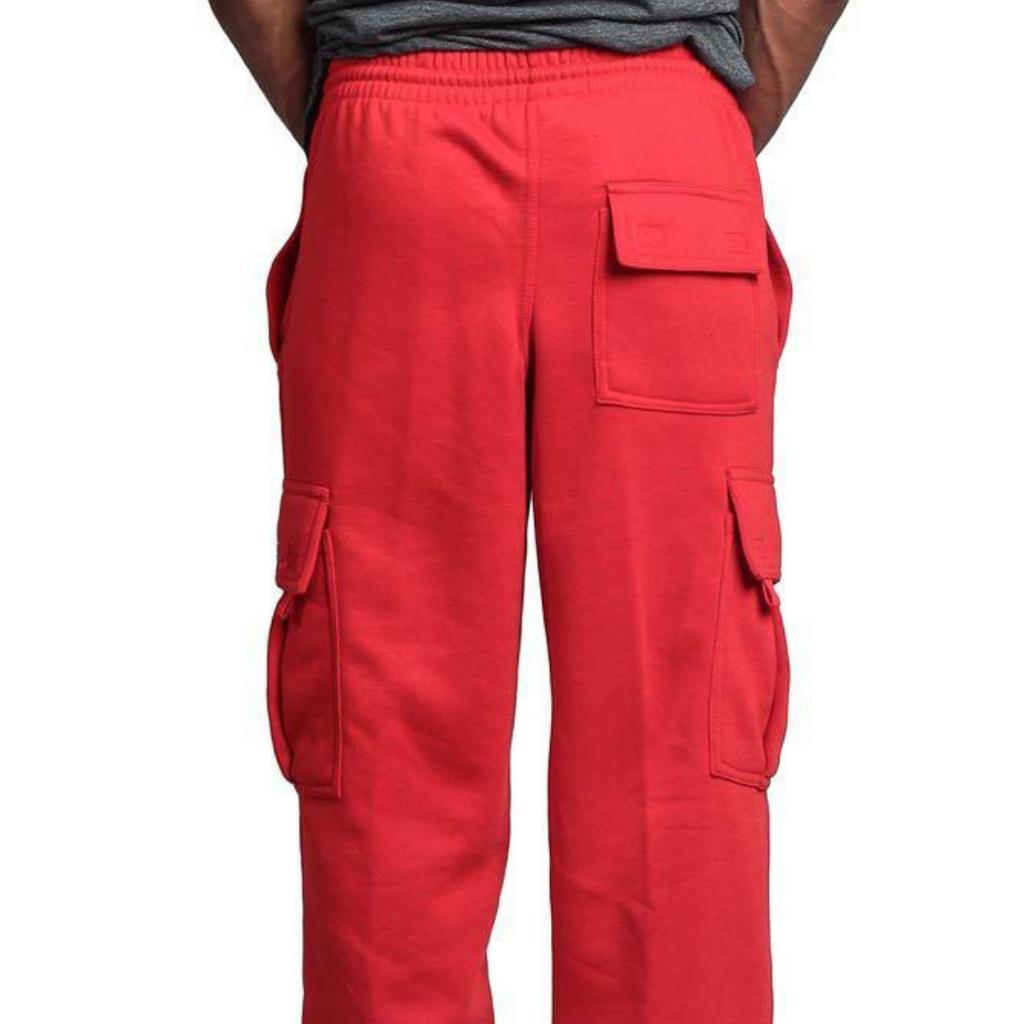 New Men's Casual Multi-Pocket Trousers Loose Straight Work Trousers