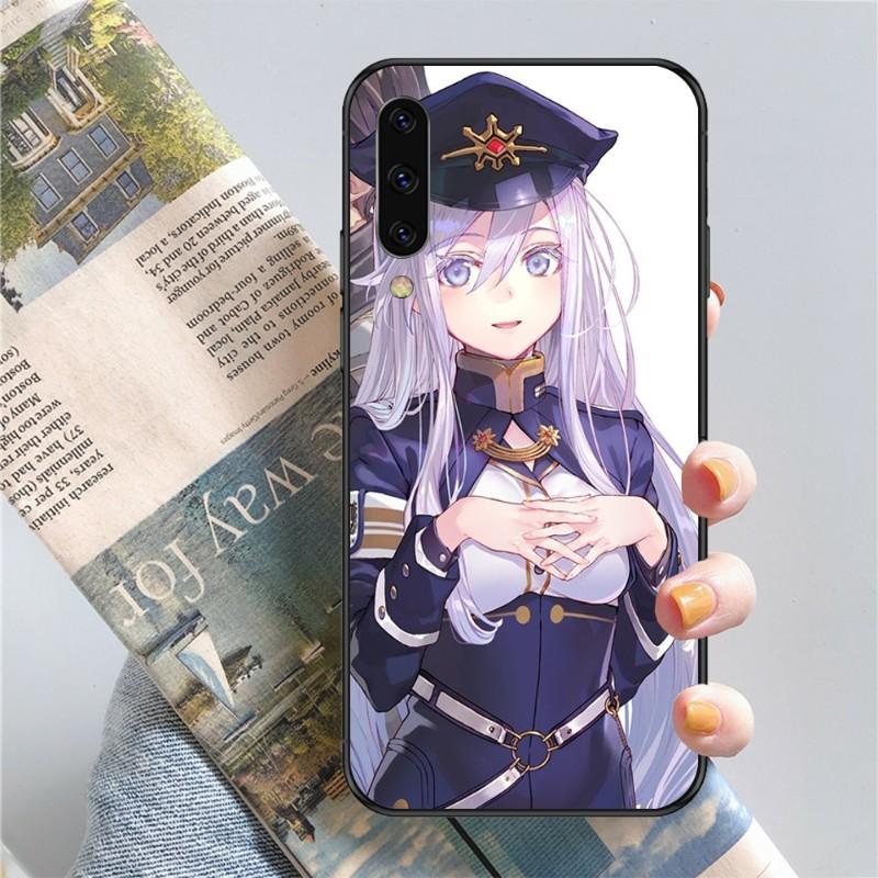 Roztomilý 86 Eighty Six Lena Kryt na telefon Pro Samsung Note 9 10 20 Plus Pro Ultra J6 J5 J7 J8 Měkký Černý Kryt na telefon