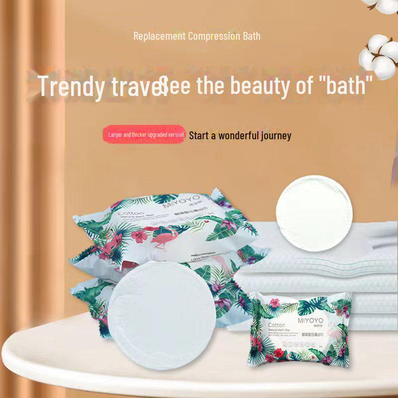 Individually Packaged Disposable Bath Towels for Adults & Kids - Ideal for Travel & Hotels, Thick & Portable