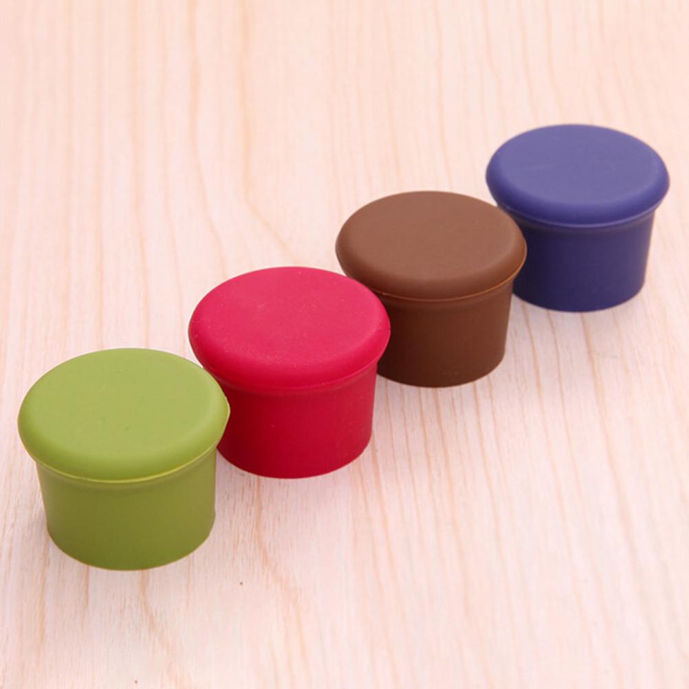 10Pcs Silicone Bottle Reusable Wine Stopper Fresh Keeping Bottle