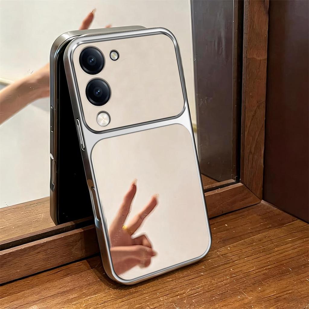 Case for Vivo Y29t 5G,Y29s 5G,Y04,Y04s Trending Big Window Cover Mirror Phone Casing