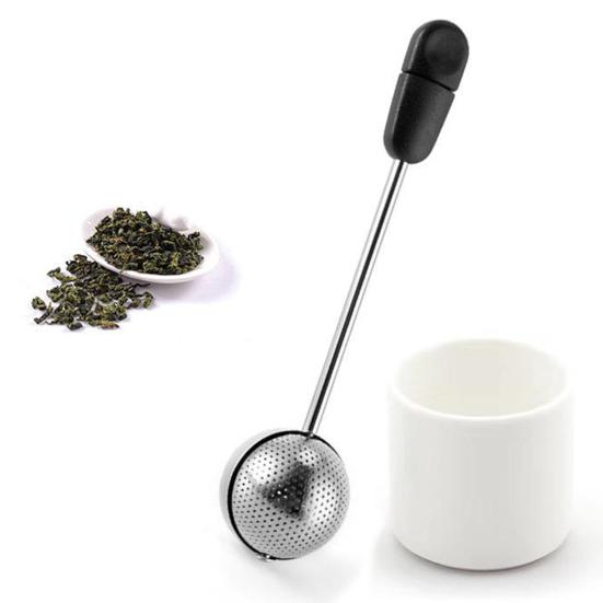 Tea Colander Handle Rotatable Long Food Grade Easy To Operate Tea Drain Filter