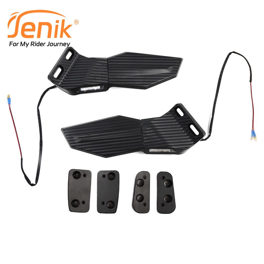 Kawasaki NINJA400/650 Foldable Rearview Mirror with Integrated Lights