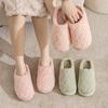 Qidashun winter home cotton slippers, new indoor and outdoor plush couple warm plush cotton mop