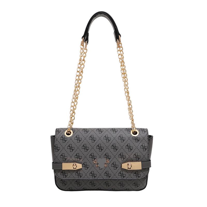 2025 European & American Retro Print Chain Shoulder Bag: New Light Luxury Women's Crossbody & Commuter Underarm Bag