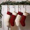Winter Christmas Stocking Sack Santa Claus Christmas Tree Decor Christmas Gift Bag  Home
