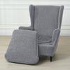 1 Set Jacquard Wing Chair Cover Spandex Wingback Chair Covers Sofa Covers Armchair Slipcover with Seat Cushion Cover Home Decor