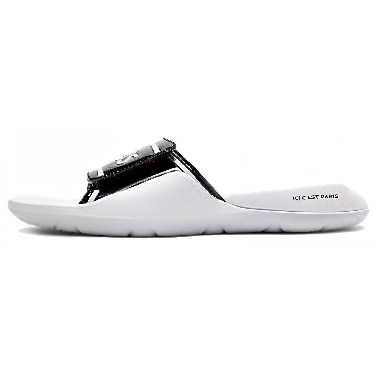 Paris Saint-Germain x Air Jordan Hydro Slide 7 V2  White Black  Men s CJ7244-001 EU 41