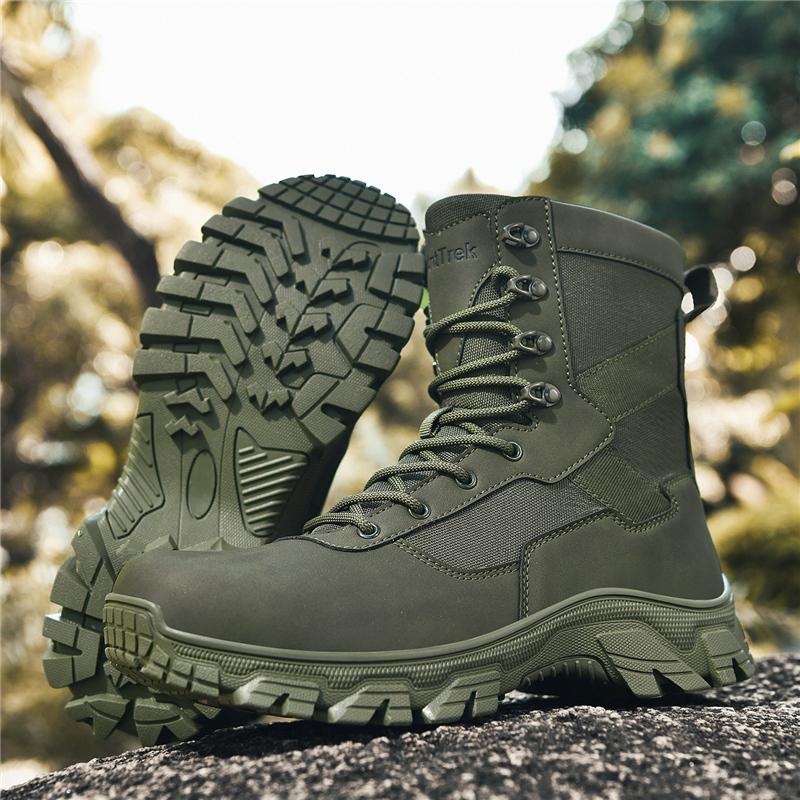 Herren Taktischer Stiefel Knöchel Wüste Militär Jagd Wanderschuhe Hohe Qualität Unisex Armee Wasserdicht Marke Motorrad Kletterschuhe