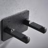 Space Aluminium Storage Bracket Hanger Organizer Silver Bathroom Wall Mount Universal Rustproof Free Punch Hair Dryer Holder