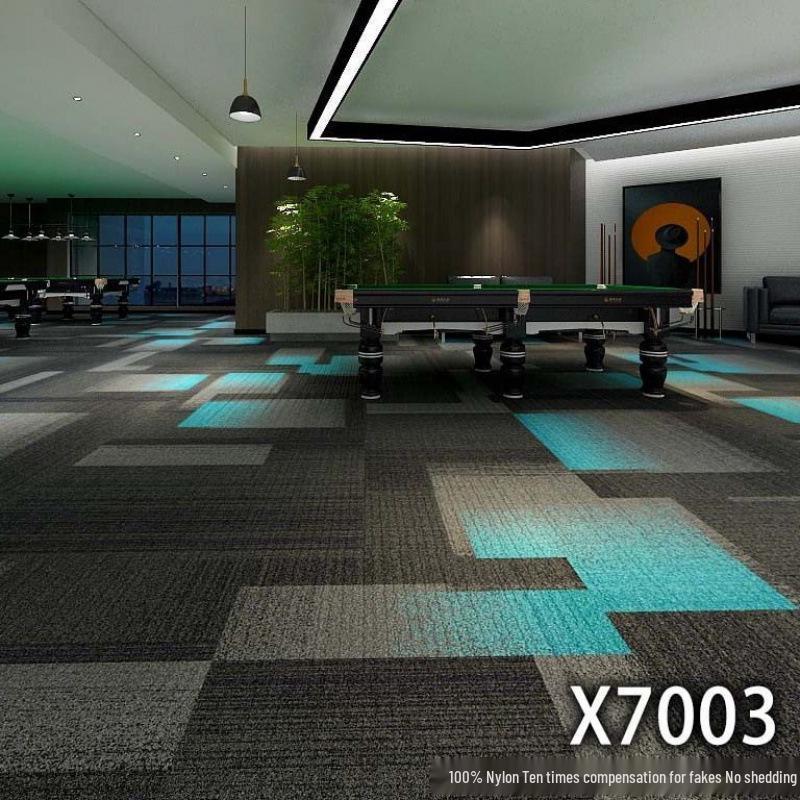 Billiard & Table Tennis Room Carpet - Full Coverage, Wear-Resistant, Flame Retardant, Soundproof