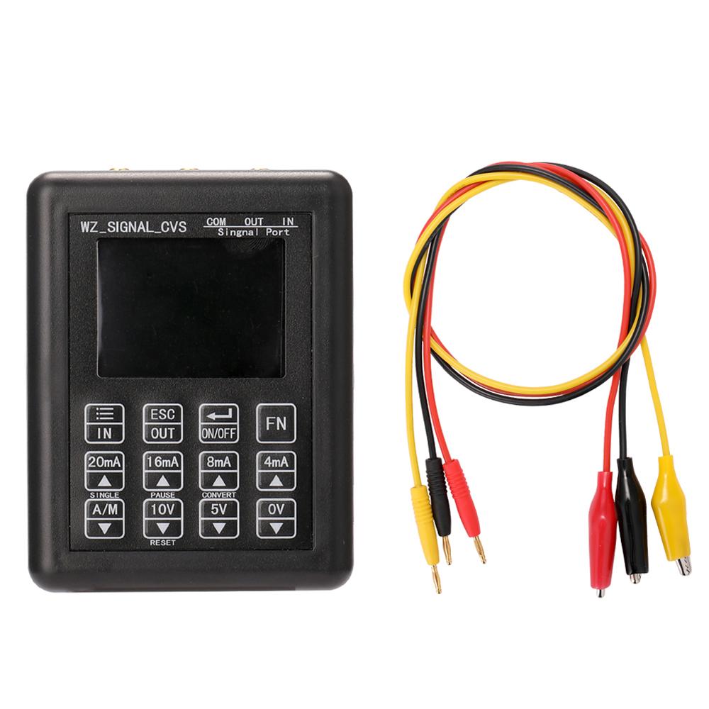 Hochpräziser einstellbarer Strom-Spannungs-Analogsimulator 0-10V 4-20mA Signalgeneratorquellen