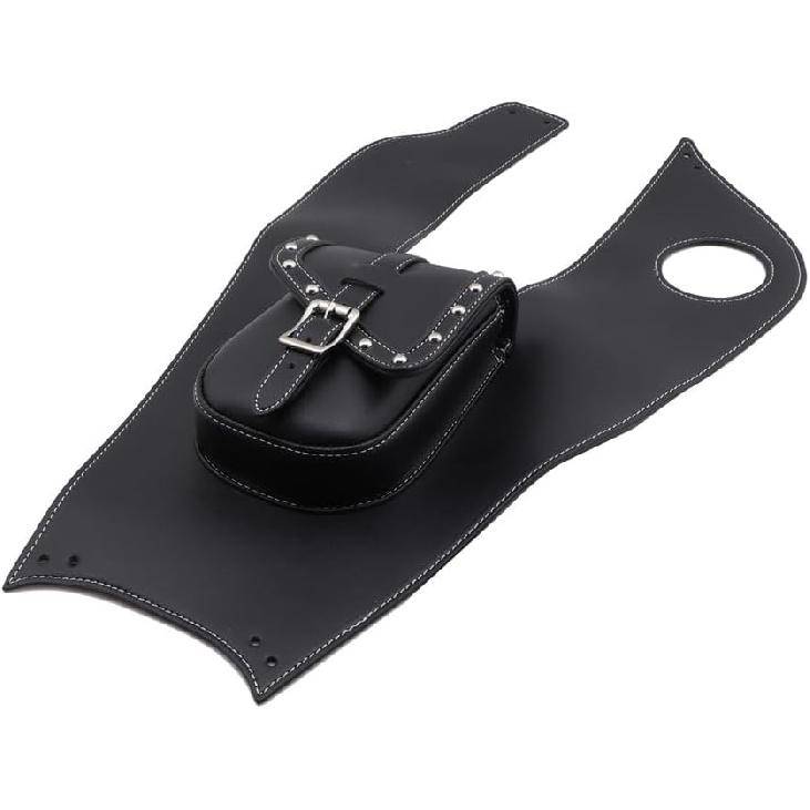Motorrad Schwarz Kunstleder Tankdeckel Panel Tasche Benzintanktasche Für Honda Shadow 750 C2 C4 RC50 RC53 2004-2011