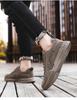 Men's Versatile Leather Lace-up Casual Sneakers - Breathable, Comfortable, Non-slip for Spring & Autumn 2025