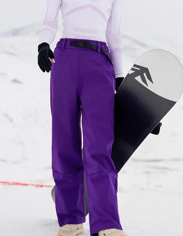 Unisex Windproof Waterproof Insulated Ski Jacket with Hood