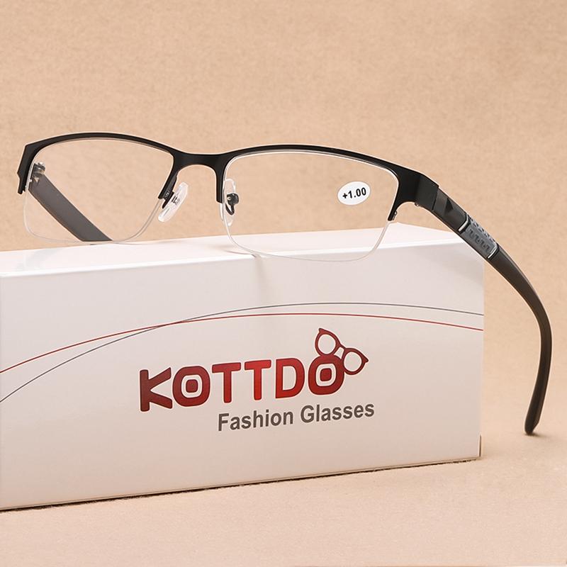 New Frame Computer Hyperopia Presbyopia Eyeglasses Anti-Blue Light Reading Glasses Men Business Glasses +1.0 +1.5 +2.0 +2.5 +3.0