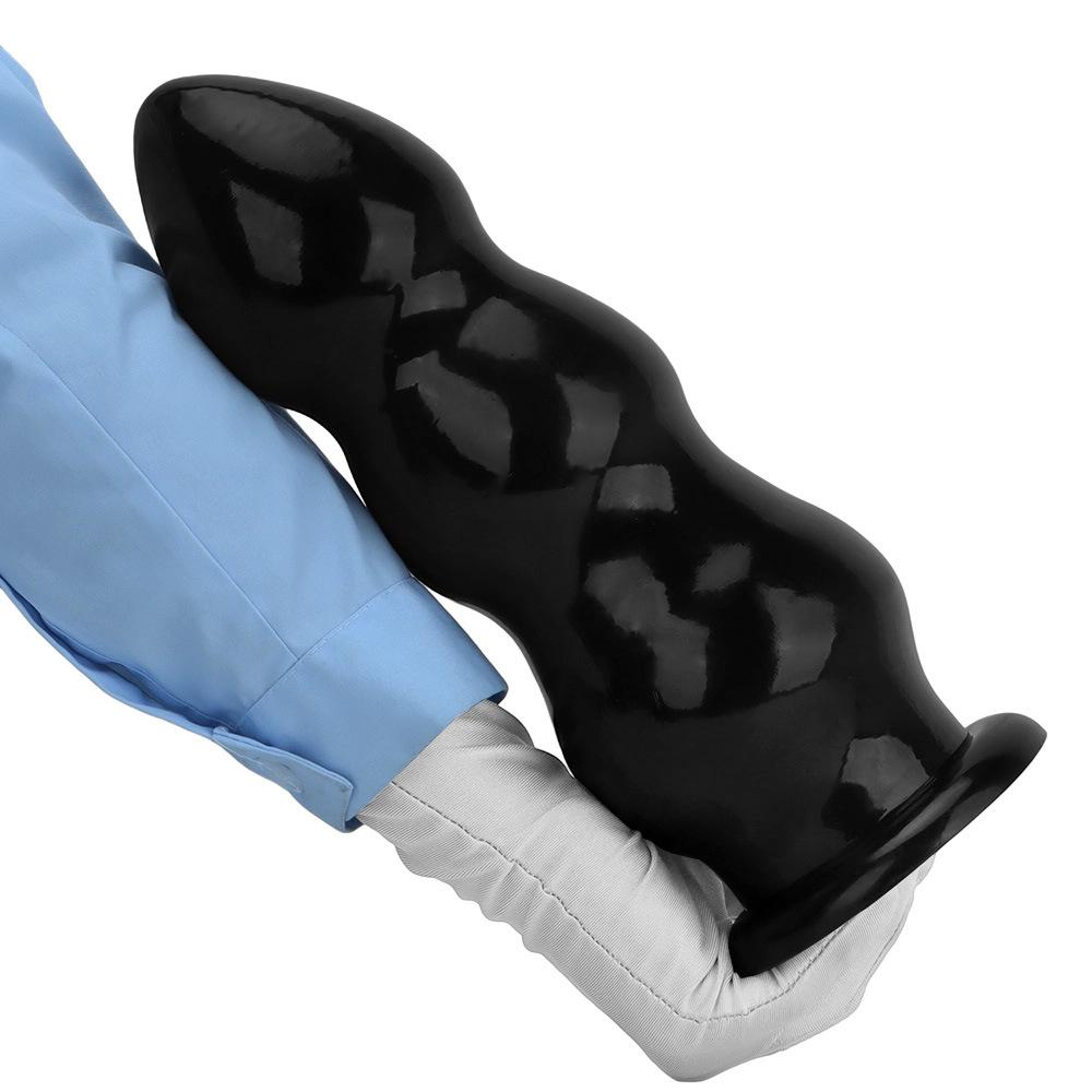 PVC Black Dildo Simulated Penis Butt Plug Fisting Sex Toy Strap On Cock Big Dick Realistic Cock BDSM