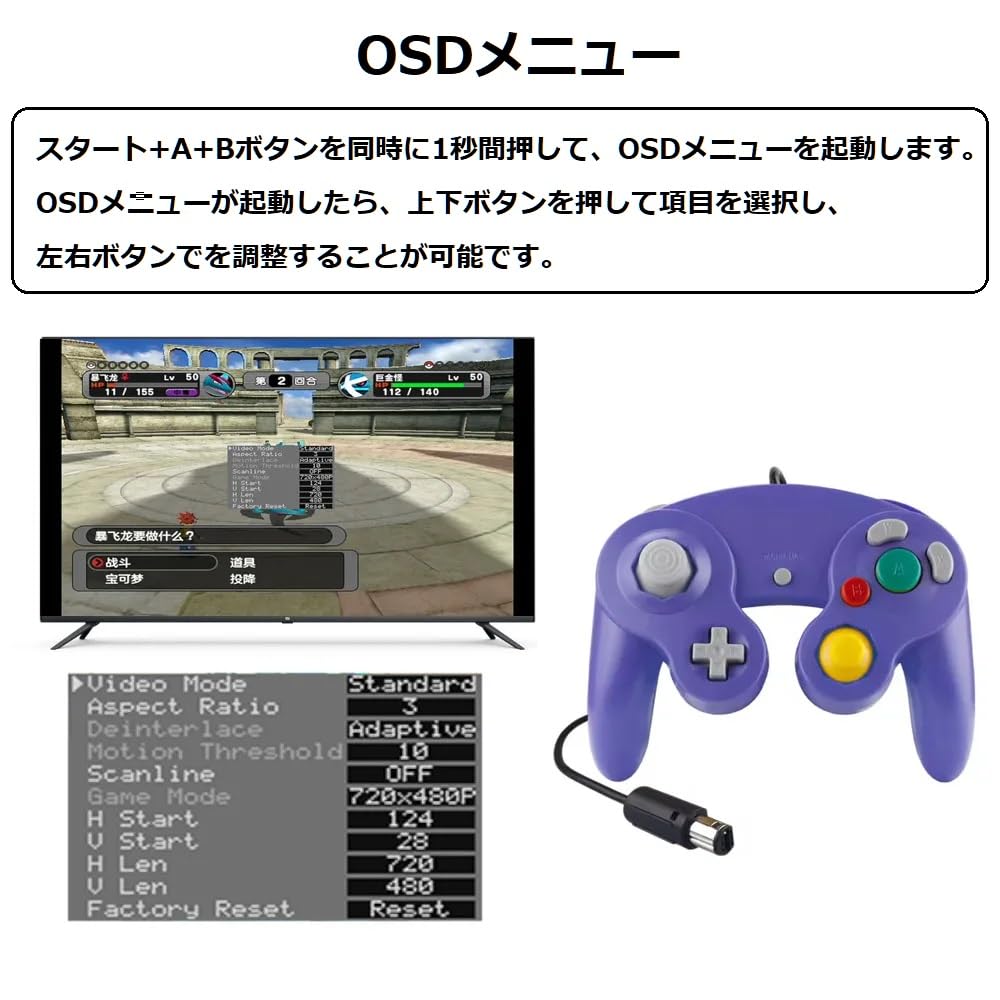 With Soldering Modification Experience GC GameCube 1080p HDMI Output Conversion Kit GameCube HDMI Kit [For Experts/Those Only] [432613]