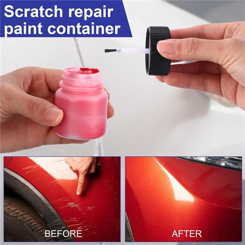 

ABUL-120 Pieces Touch Up Paint Bottles 30 Ml Empty Touch Up Paint Container With Brush & Mixing Ball For Chip Repair Car