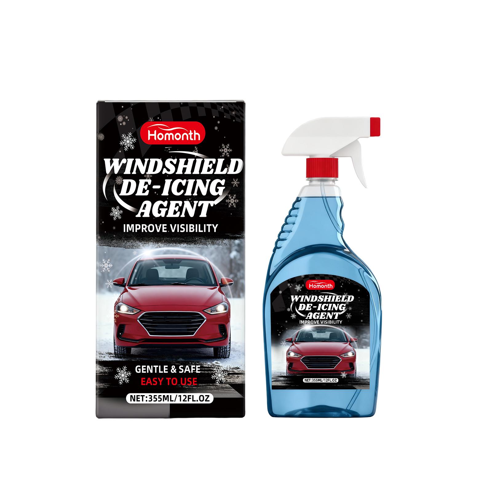 355ml Windshield Deicer Spray Instant Ice Melter Cars Trucks Windows Anti Frost And Fog Prevention All Season Use Safe