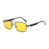 Spring Style 3Pcs/set Rectangle Sunglasses Fashion Metal Frame Women Men Ellipse Sun Glasses for Female Male Square Sunglasses