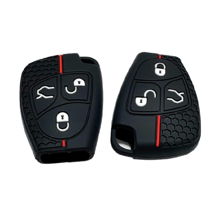 Remote Key Cover Protective Shell Soft Fob Protector Cover Car Key Case for B200 S350 E280 Full Protection Key Fob Case