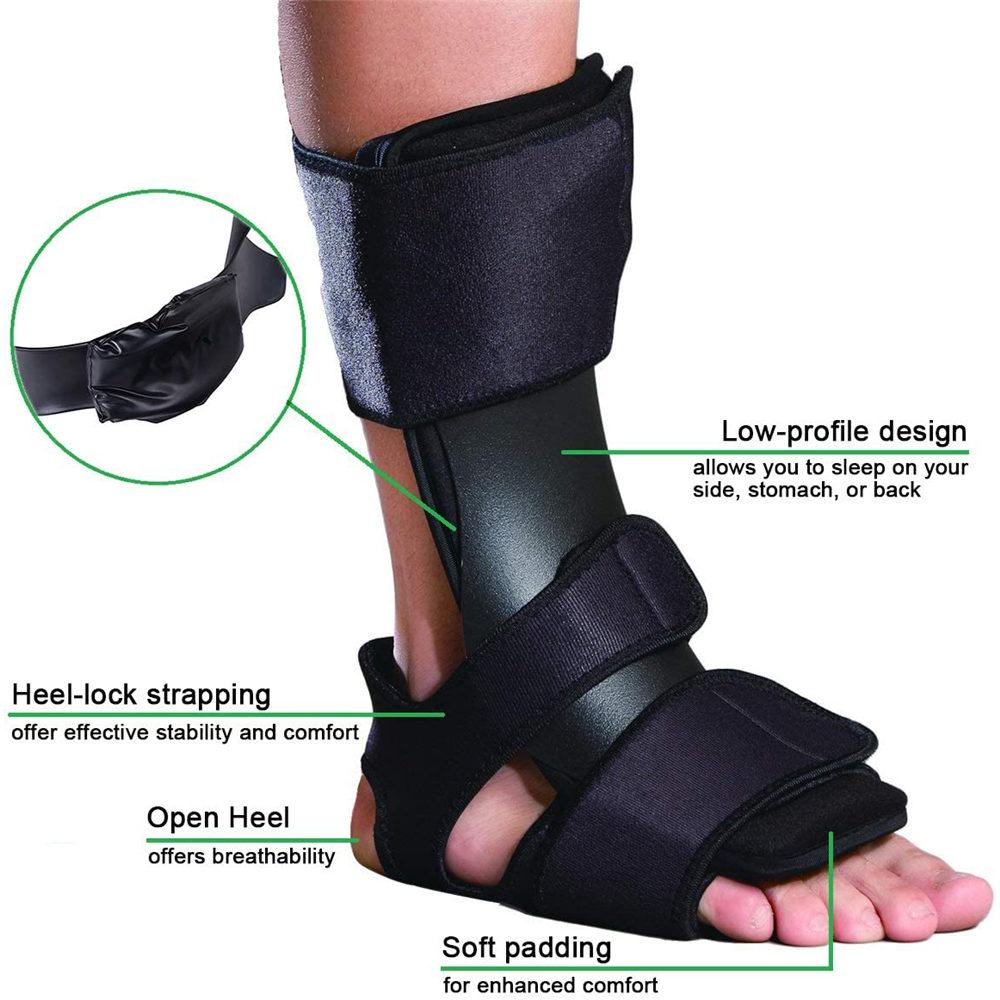 Night Splint for Plantar Fasciitis Pain Relief, Foot Drop Brace for Sleeping,Achilles Tendon Stretcher Boot for Nighttime