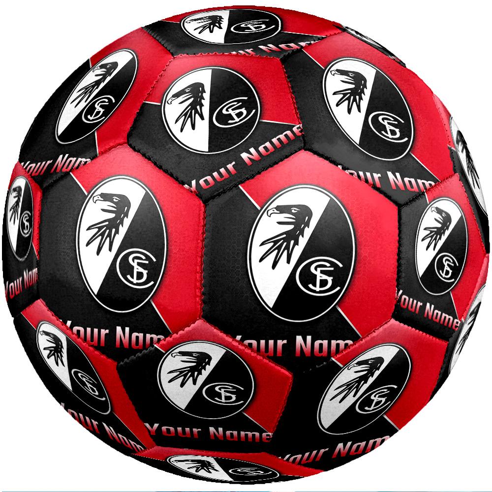 SC Freiburg FC Fashion Size 5 Football Wearproof Non‑Slip Soccer Ball For Sports Training Entertainment Use