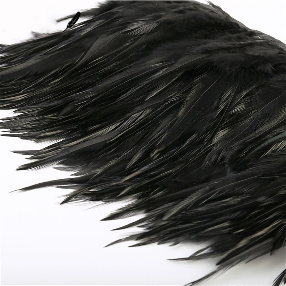 10Meters Natural  Feathers Trim Ribbon Sewing Clothes Handwork Feathers Party Wedding Plumas Crafts DIY Decoration 10-15cm