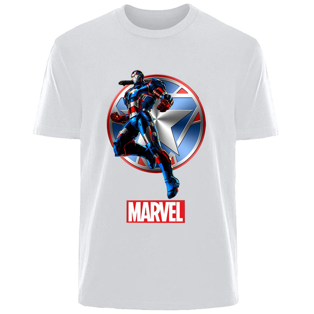 Marvel Avengers Superhero Tshirt  Iron Man Black Panther Cotton summer Tshirt Suitable for both men and women