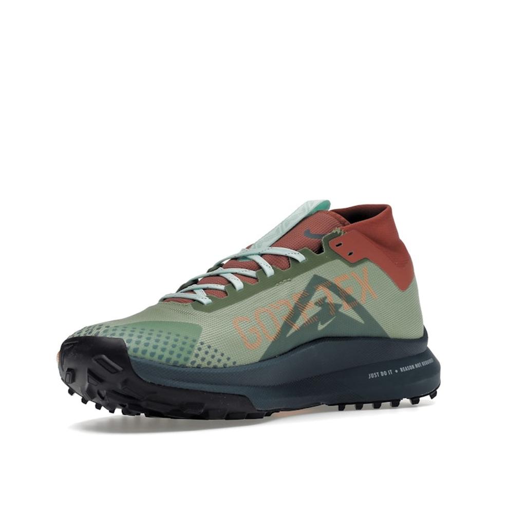 Nike Pánské boty React Pegasus Trail 4 GORE-TEX Alligator Orange Trance Green Mint-Foam Canyon-Rust DJ7926-300