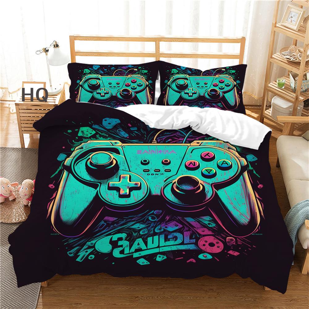 Bed Clothes 3D Game Console Printing Teens Single Size Bedding Set Fashion Luxury Boy Home Bedclothes