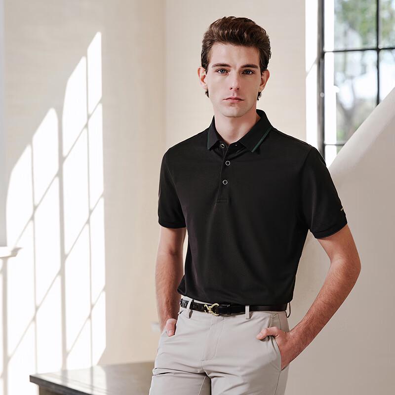Youngor Men's Premium Short Sleeve Polo Shirt