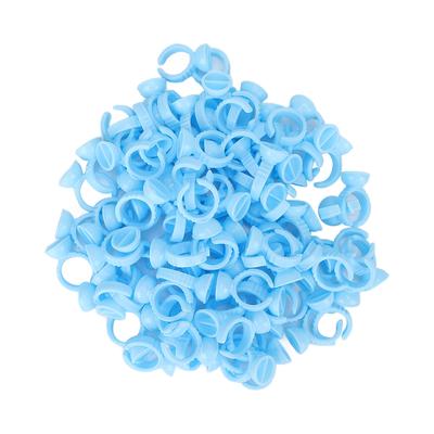 100pcs Flower Glue Rings Disposable Eyelash Lashes Extension Glue Cups Supplies Holder for Eyelash