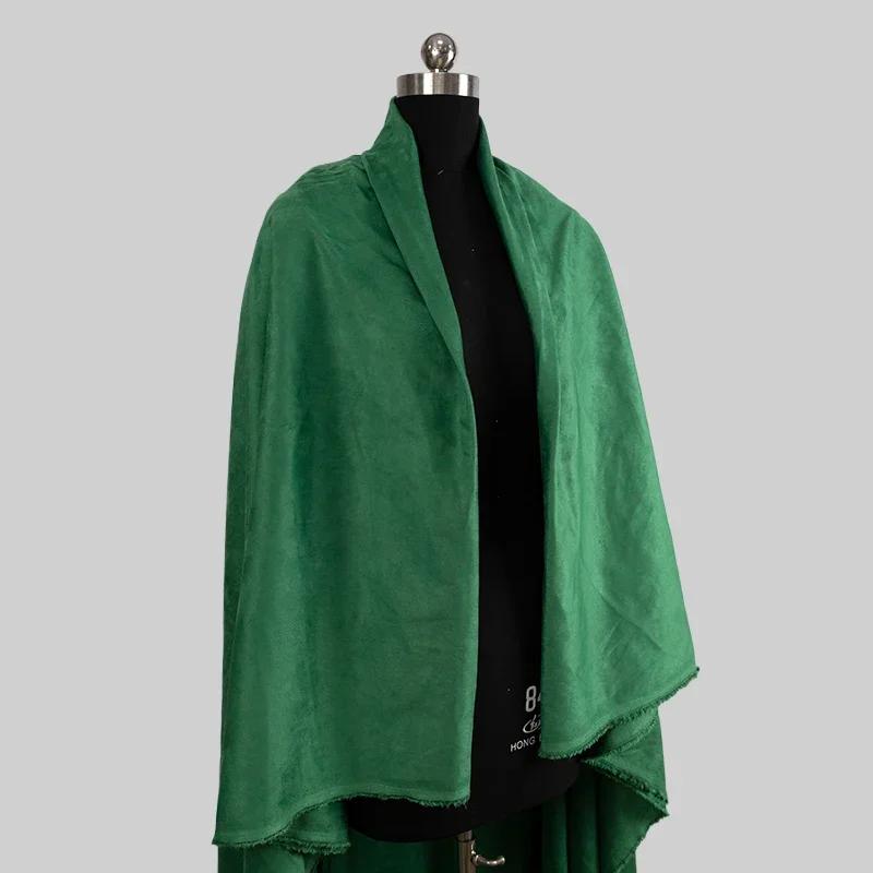 50x155cm Pure Polyester Material Frosted Suede Fabric Super Soft Ultra-fine Clothing Designer Cloth Apparel for Diy Sewing