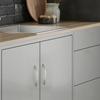 Art Zinc Zinc Zinc Alloy Solid Arc Shape Doorknob Bedroom Furniture Cabinet Door Handle Drawer Handles