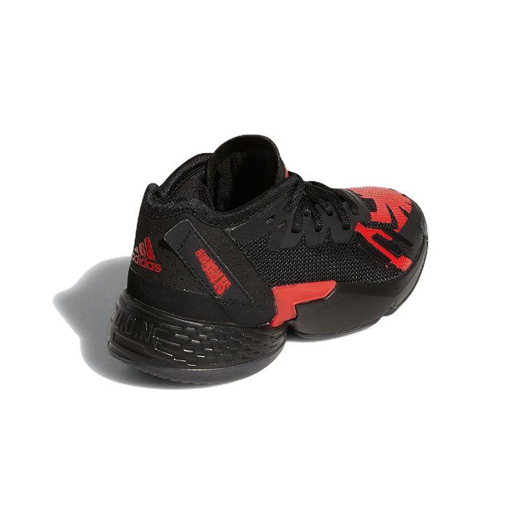 Marvel X Adidas D.O.N. Issue #4 Little Kid Spider-Man: Miles Morales Kids Sneakers Black Core-Black Vivid-Red HR1627