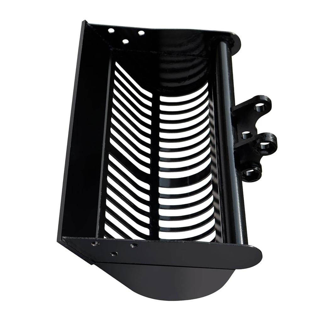 Minibagger Sieblöffel 600mm 23,6 Zoll Breite Sieblöffel für Sand Boden Gestein Filtration