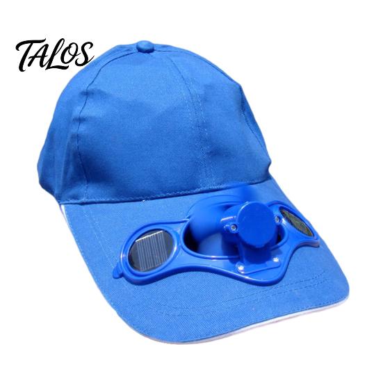 Women's Men's Summer Fishing Cap Solar Power Cool Fan Beach Boater Hat Gift