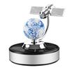 Solar-Powered Rotating Car Air Freshener Ornament