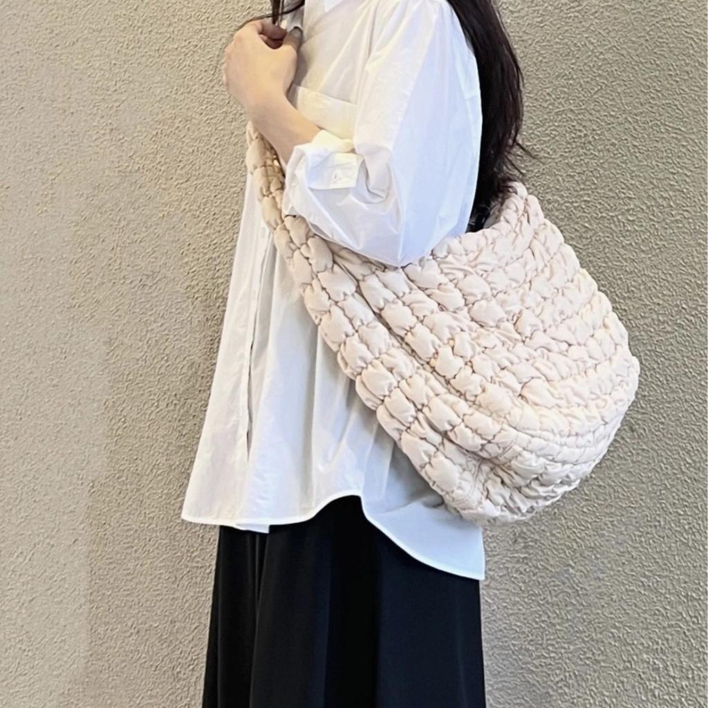 Cloud Bag Korean Version Niche Versatile Cloud Pleated Underarm Bag Casual Dumpling Bag Single Shoulder Crossbody Bag Women's Tote