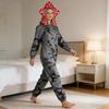 Erkek Kadın için Yetişkin Etçil Çiçek Tulum Pijama Noel Cosplay Tek Parça Kostüm Kapüşonlu Pijama Tulum