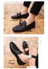 Men's Korean Style Leather Loafers - Soft Sole, Slip-On, Business Casual Shoes for Spring and Autumn