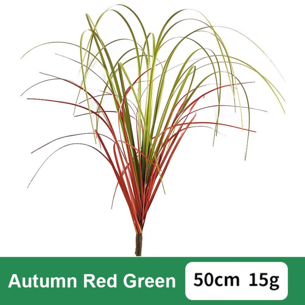 Plastic Simulated Cattail Flexible Artificial Onion Grass Realistic Artificial Plant Desktop