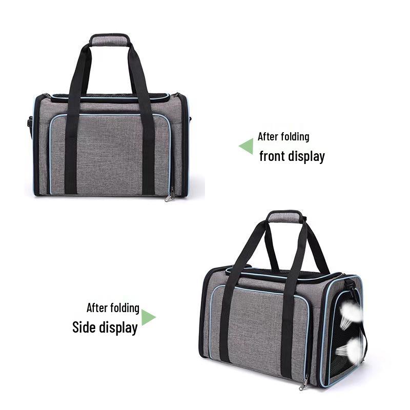 Large Portable Pet Backpack - Breathable, Airline-Friendly for Cats and Dogs