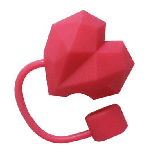 

Multi-face Heart Silicone Straw Cap Reusable Straw Cover Leak-Proof Dust-Proof Straw Tip Fits 10mm Straws for Water Bottles And Tumblers J