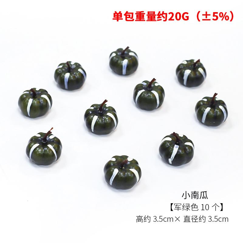 Simulation Pumpkin Model Halloween Decoration Prop DIY Accessories Desktop Ornament