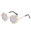 Round Frame Steampunk Sunglasses for Men Women Classic Vintage Trend Design Driving Travel Goths Punk Sun Glasses Eyewear 2025